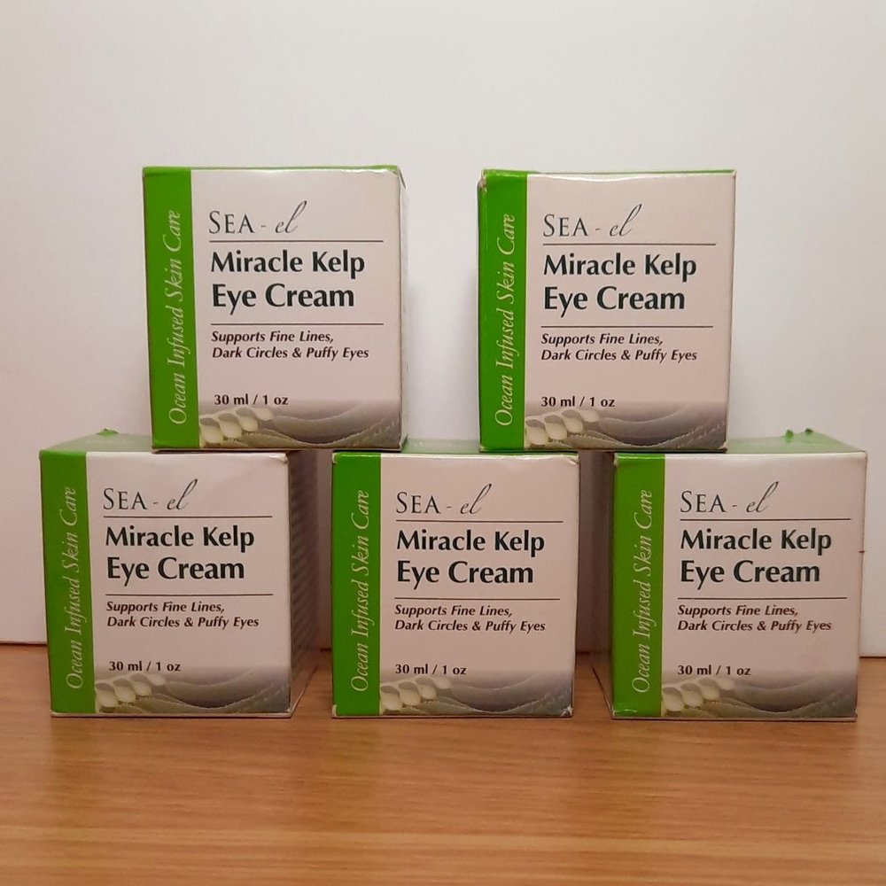 NEW! 5X SEA  EL MIRACLE  KELP  EYE CREAM  1 fl oz/ 30 ml Sea-el Skin Care